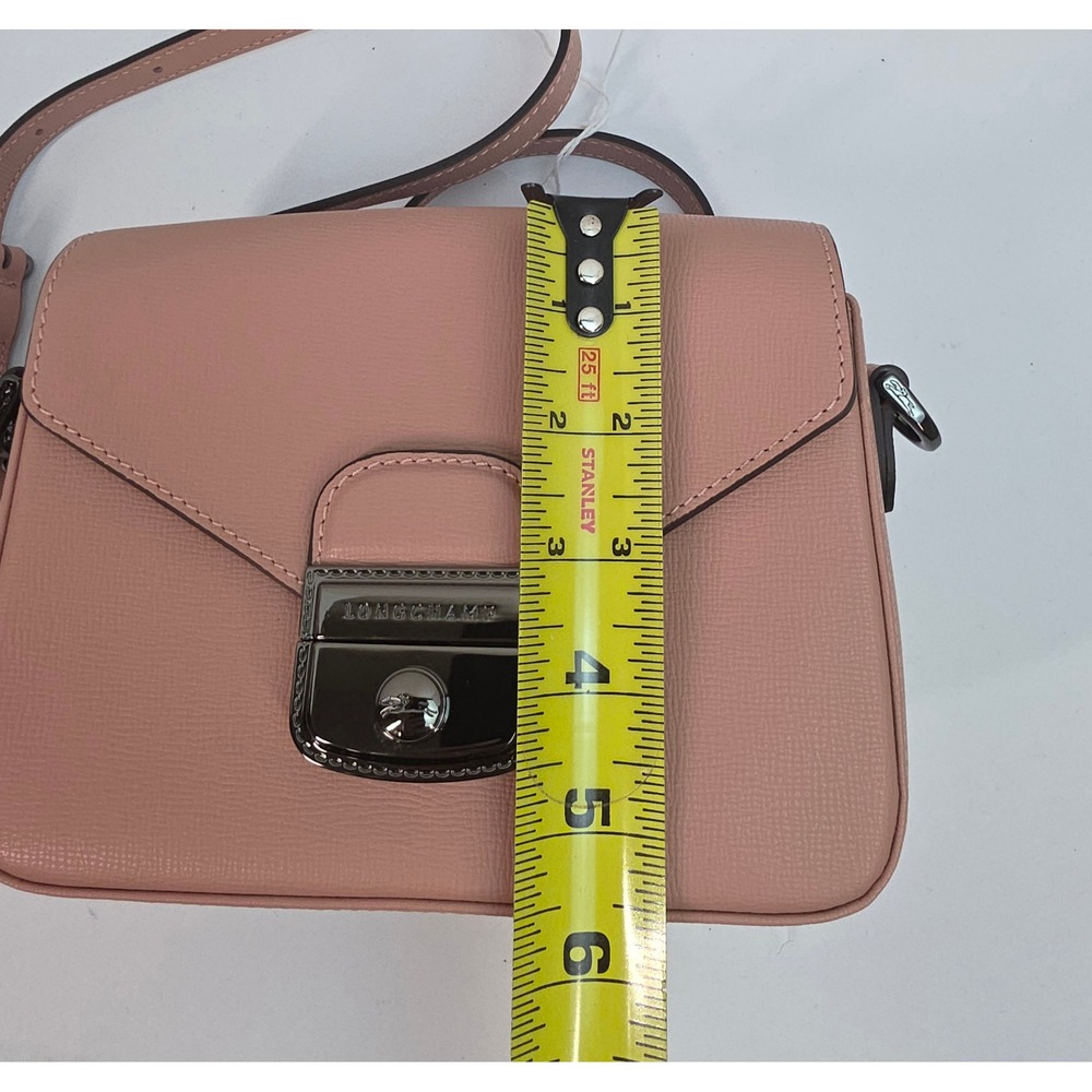 Longchamp Mademoiselle Blush Pink Leather Crossbody Bag L1305813A80 France - Picture 8 of 8